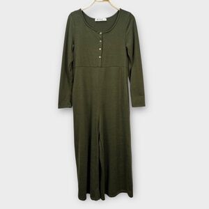 Three Bird Nest Women Jumpsuit Simply Comfort Wide Leg Crop Lagenlook Boho Small